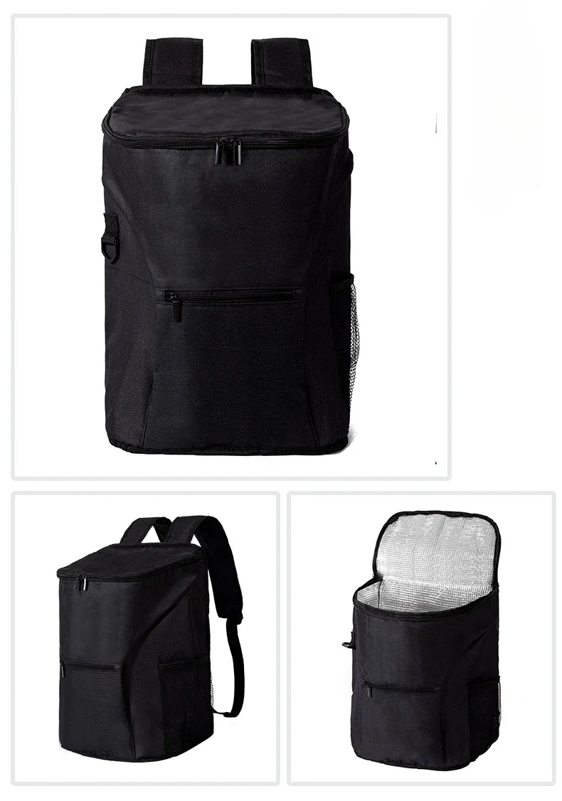 26L Outdoor Cooler Bag Thermal Backpack Insulated Picnic Lunch Bag Camping Food Drink Beer Ice Leakproof Travel Backpack