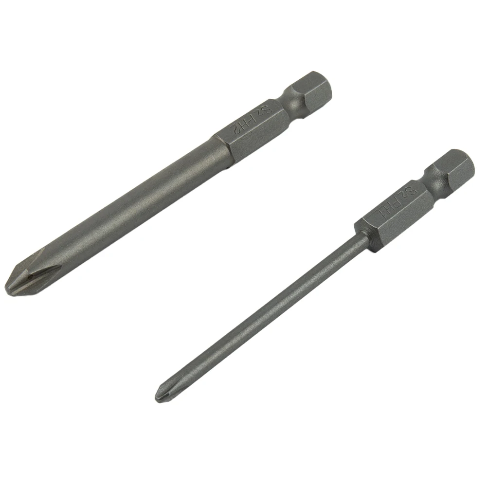 

Nutdrivers Screwdriver Bit Hex Cross Head PH2 6.35mm / 1/4\\\\\\\" Shank 6Pcs/Set 75mm Long For Small Appliances Steel Magnetic