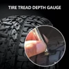 1-10PCS 25mm Car Tyre Tire Tread Depth Gauge Meter Caliper Thickness Gauges Monitoring System Tire Wear Detection Measuring Tool 2