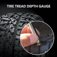 1-10PCS 25mm Car Tyre Tire Tread Depth Gauge Meter Caliper Thickness Gauges Monitoring System Tire Wear Detection Measuring Tool 2