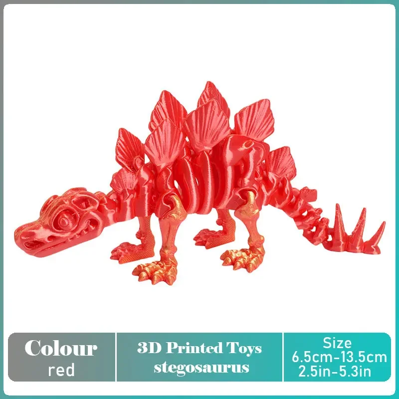 Realistic 3D Printed Tyrannosaurus Rex Dinosaur Model - Fully Movable Decorative Desktop Piece & Unique Birthday Gift