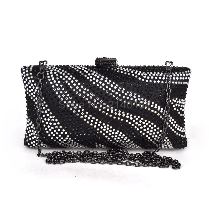 Golden Hot Drilling Fashion Crystal Evening Bag Women Green Box Pochette Iphone 6 Wedding Purse Party Pochette Bag 38