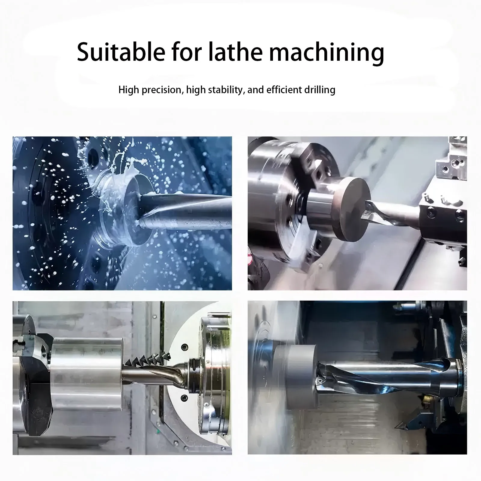 WC-2D-3D Fast U-Drill Fast Drill Bit CNC Violent Drill SP Water Jet Bit Deep Hole Violent