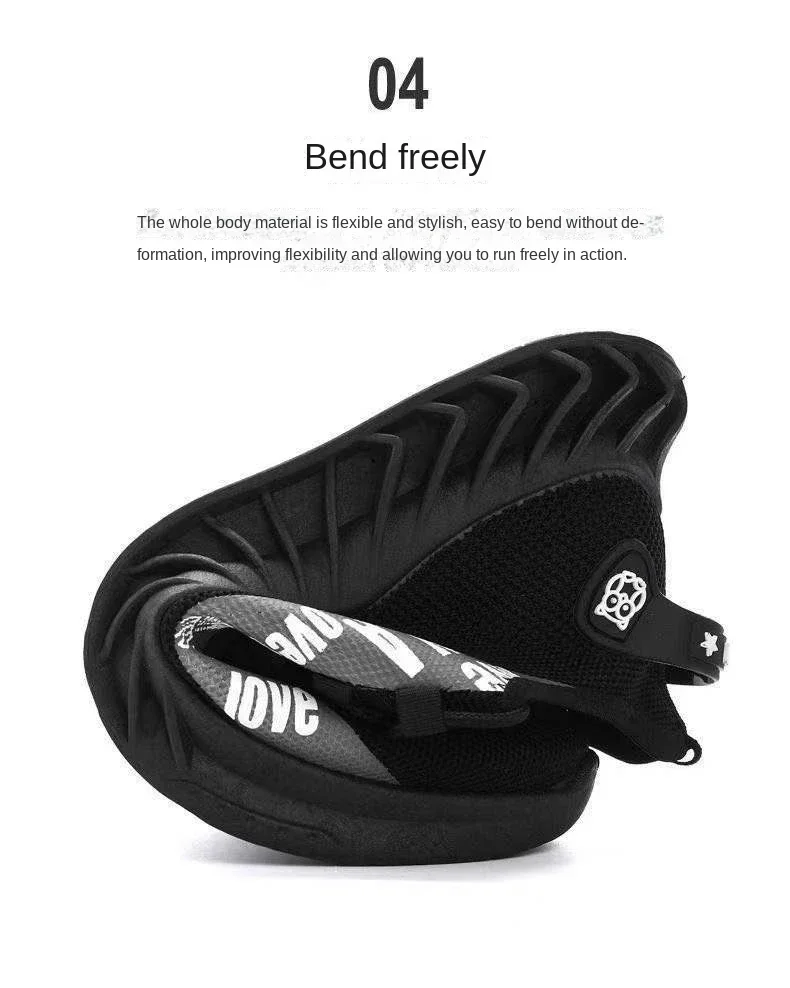 A stylish pair of lightweight, breathable men’s sneakers with a mesh design flexible