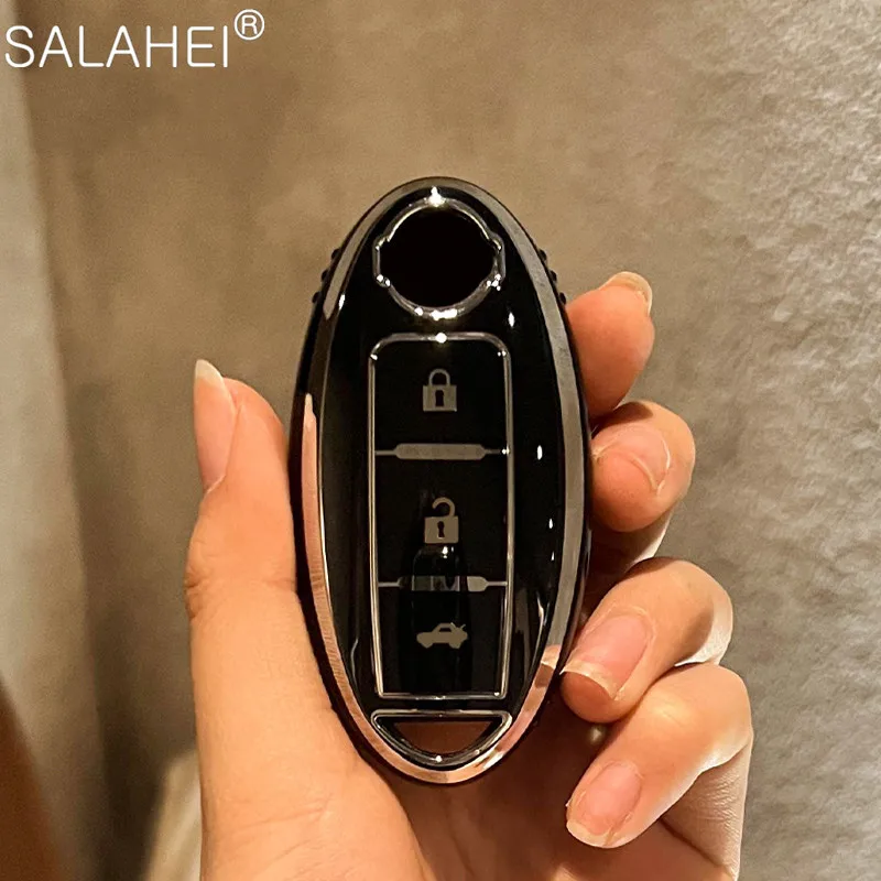 

Fashion TPU Car Remote Key Case Cover For Nissan Qashqai X-Trail T31 T32 Juke J10 J11 Tiida Altima Pathfinder Kicks Accessories