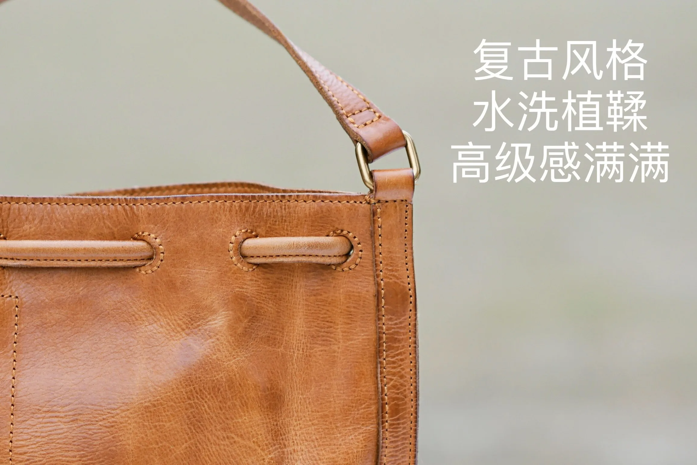 Vintage-Organizer Designer handgefertigte Damenrucksäcke aus echtem Leder Outdoor-Reisen Luxus-Damenrucksack aus echtem Rindsleder – Detail 21