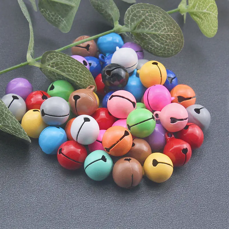 15Pcs Metal Bells Jingle Bell Loose Beads For Home Christmas-Tree Decoration Crafts DIY Handmade Earrings Pendants Accessories