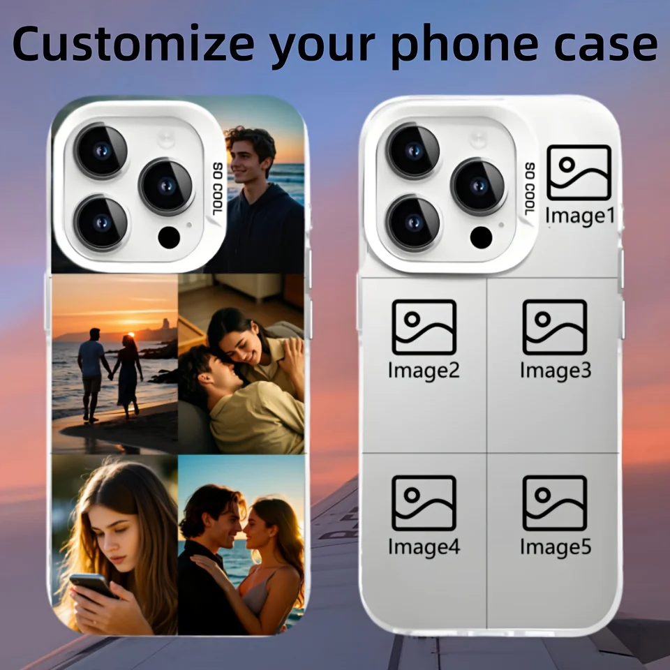 Personalized Luxury Soft Silicone Photo Case - Custom DIY Cover