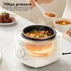 Joyoung 3L Electric Rice Cooker 70Kpa Pressure 220V Multi Cooking Pot Home Appliances Time Setting 700W Heating Stew Soup Beef 6