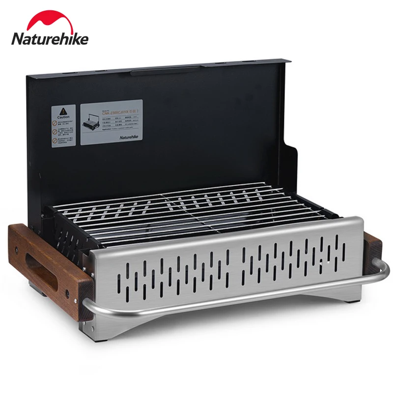 NaturehikeCampingBbqGrillPortableFoldingStainlessSteelGrill