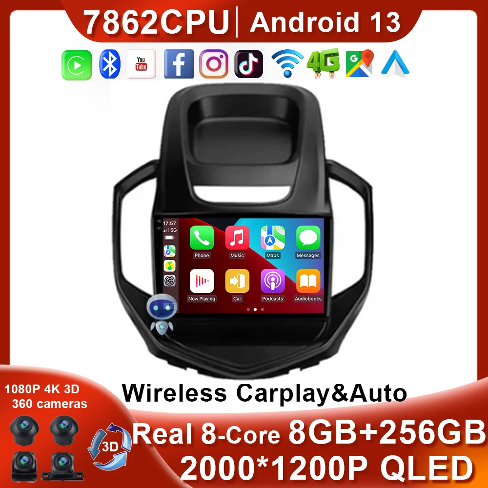 Wireless Carplay Real 8-Core Per Geely Jingang Gc6 2016 2017 -- 2019 Lettore Stereo Radio Dsp Monitor Touch Screen Lettore Video