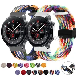 Nylon Braided Loop Strap For OnePlus Watch 2 Smart Watch Band Replaced Bracelet For OPPO Watch X Realme Watch 3 S Pro Wristband
