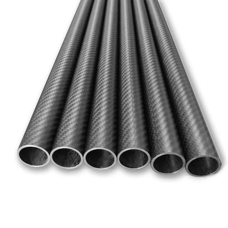 3K 탄소 섬유 튜브 트윌 매트, 길이 500mm, 리모컨 항공기 액세서리, RC 모델 항공기.