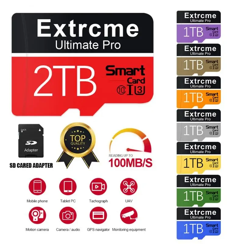 Xiaomi Micro Memory Card Ad Alta Velocità Sd Flash Card 2Tb A2 4K Hd 1Tb Mini Tf Sd Card Per Fotocamera Gopro Dji Nintendo Switch