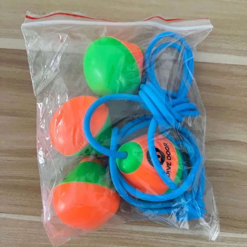 

652D 2 Pcs Reusable Through Door Diving Ring Funny Swimming Game Aids Dive Door