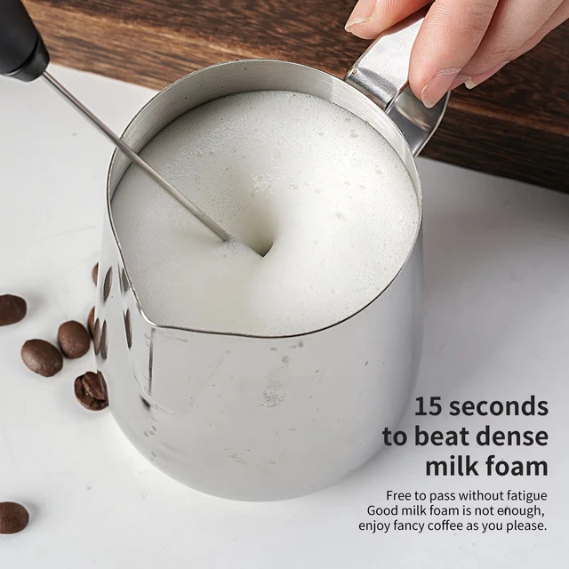 Frullino per le uova elettrico portatile UBS Frullatore wireless a 3 velocità Caffè Latte Gorgogliatore Crema Burro Frullatore Frullatore per alimenti 3