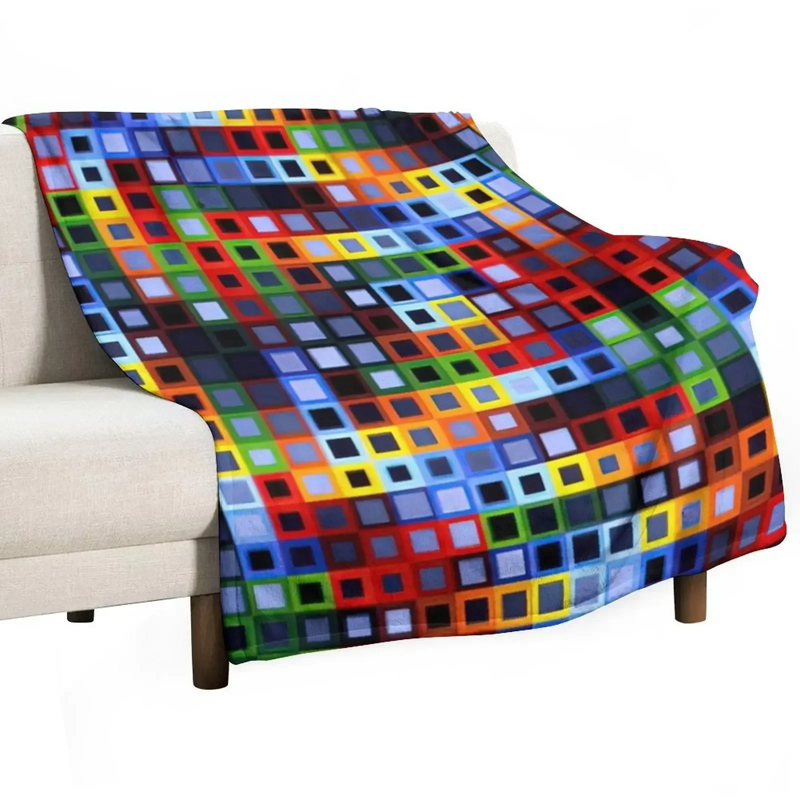 

Victor Vasarely - Orion-K - 1972 Throw Blanket Shaggy manga Blankets