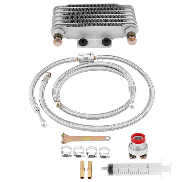 85 ml Ölkühler Motoröl Kühler System Kit für Honda GY6 100CC-150CC Motor  Motorrad Ölkühler motor Zubehör - AliExpress