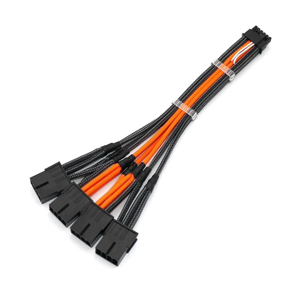 Gpu Graphics Video Card Cabo de Extensão de Alimentação 4090 600w 12vhpwr 12 Mais 4pin para Pcs Pci-e 8pin 16awg Pcie 5.0 Rtx4090ti - Imagem 2