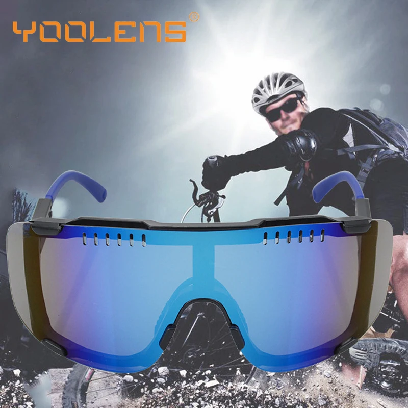 

YOOLENS Polarized Cycling Glasses Outdoor Sports Bike Eyewear Men Women Mountain Road Bicycle UV400 Sunglasses Riding Goggles