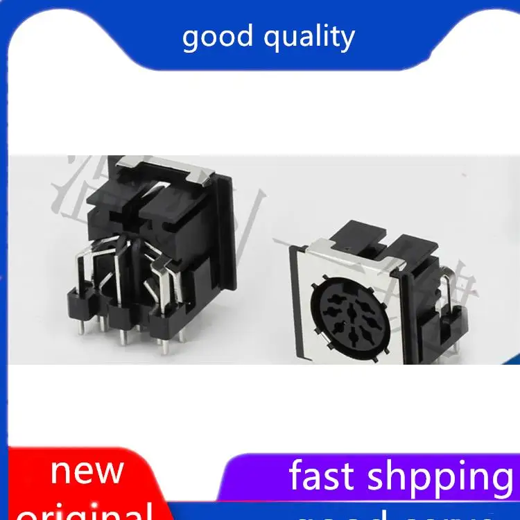 

10pcs original new DS-8-03-05 square SD terminal connector large 8-core 11 pin socket 8PIN pin DIN female base