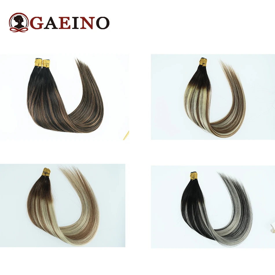 Straight I Tip Hair Extensions Human Hair Keratin Capsule Human Fusion Hair Extension For Women Salon Quality 100Strands/Pack - Image 6