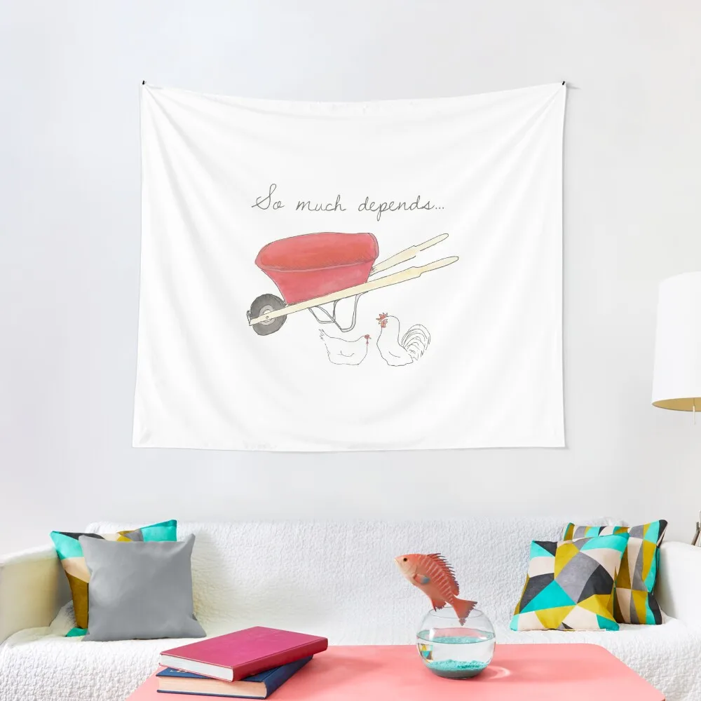 

So Much Depends Tapestry Decoration For Rooms Wall Art Things To Decorate The Room Tapestries