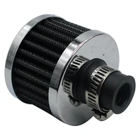 Filtres à Air de voiture à Interface universelle 12mm, pour moto, prise d'air froide, couvercle de ventilation de carter à haut débit, Mini filtres de reniflard 4