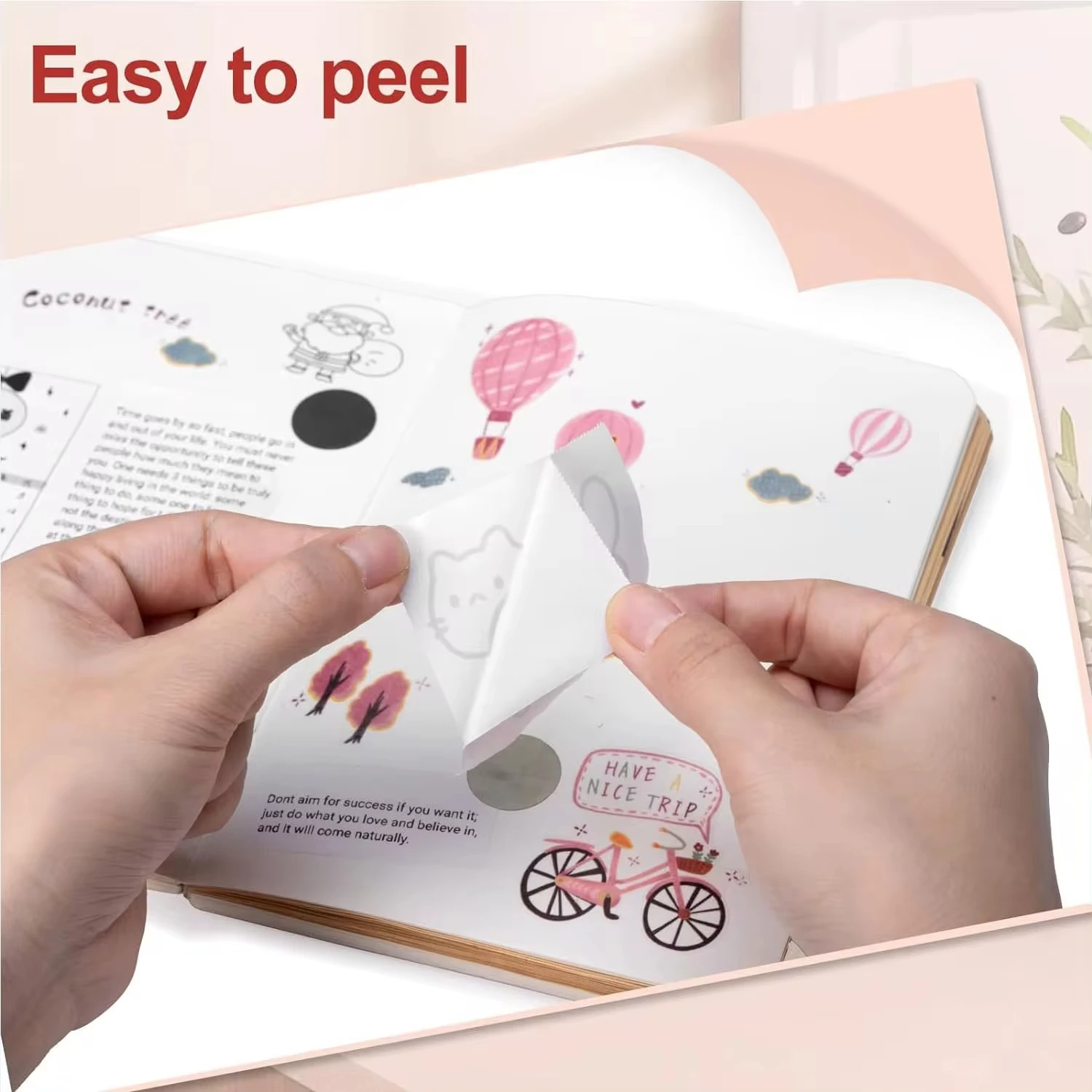 5 Rolls Mini Pocket Printer Sticker Paper for Bluetooth Portable Printer Peripage Self-Adhesive Mini Paper-57x25mm printer sticker paper,printing paper,printing label sticker