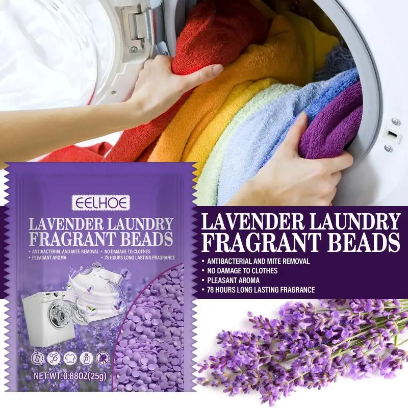 Small Gel Beads Laundry Scent Beads 25g Ball Penetrate Cloth Fibers Cleaning Accessories Lavender laundry scent beads