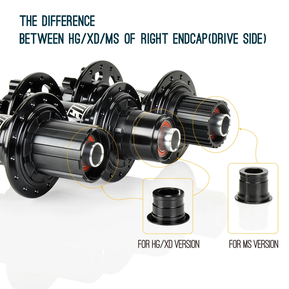 Koozer MTB Hub Tool-free Endcap For XM390 Boost Repair 9x100 QR