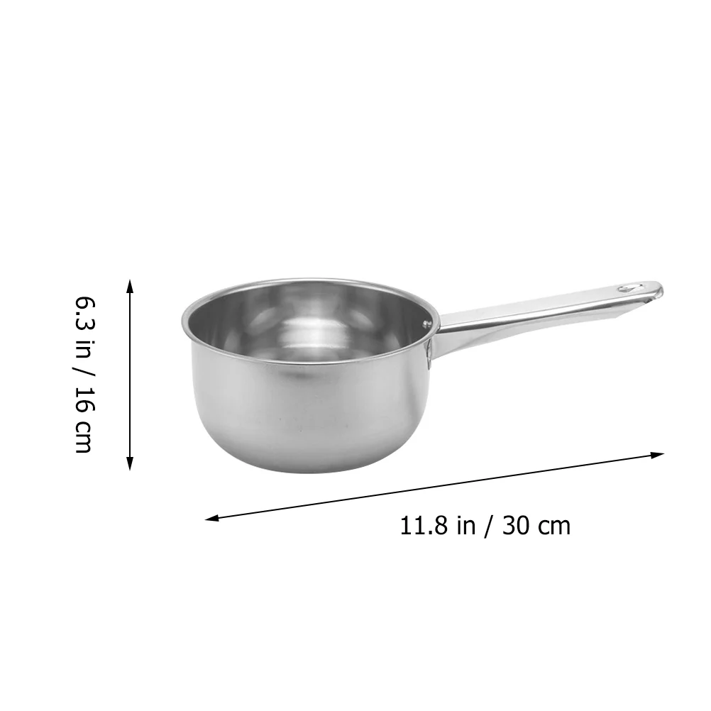 2 Pcs Spoon Water Ladle Thickened Bailer Tool Hotel Kitchen Metal Ladles Stainless Steel Silver
