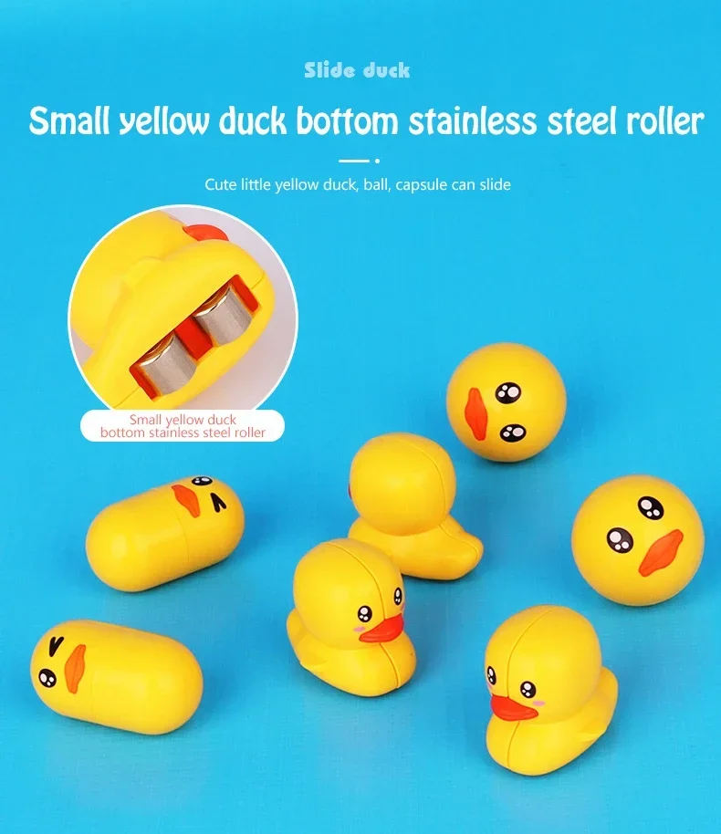 Caption small yellow duck bottom stainless steel roller, picture of yellow ducks