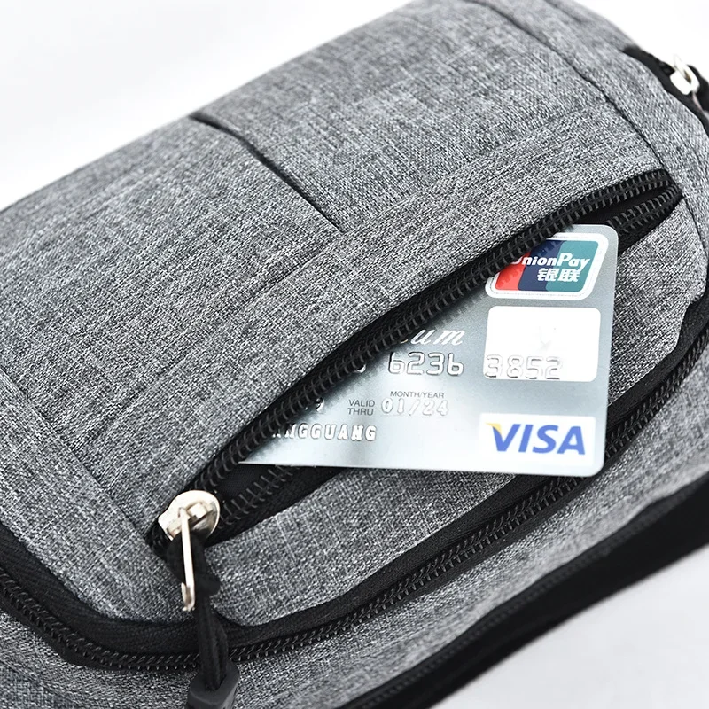 Men's Bags Waist Packs Large-capacity Adjustable Shoulder Bag Outdoor Sports Bags Male Female Fanny Pack Pouch Coin Phone
