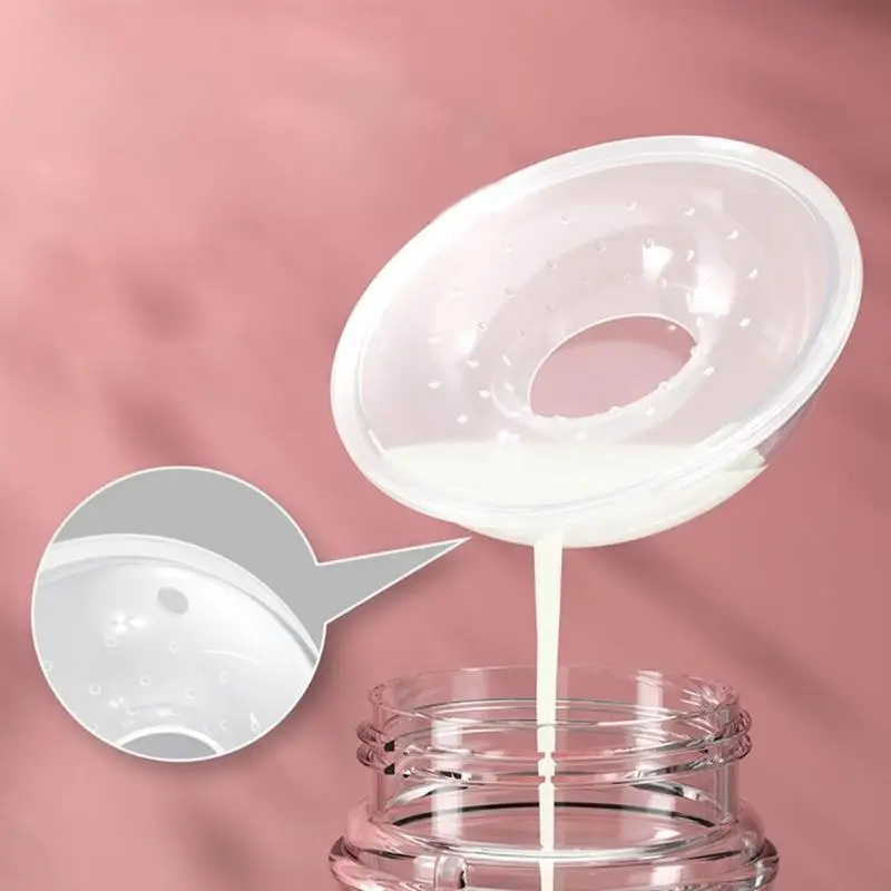 57QE Silicone Breast Shells Milk Collector for Nursing Mom Breastfeeding Mom Nipple Protector Reusable Breast Milk Saver 2Pcs