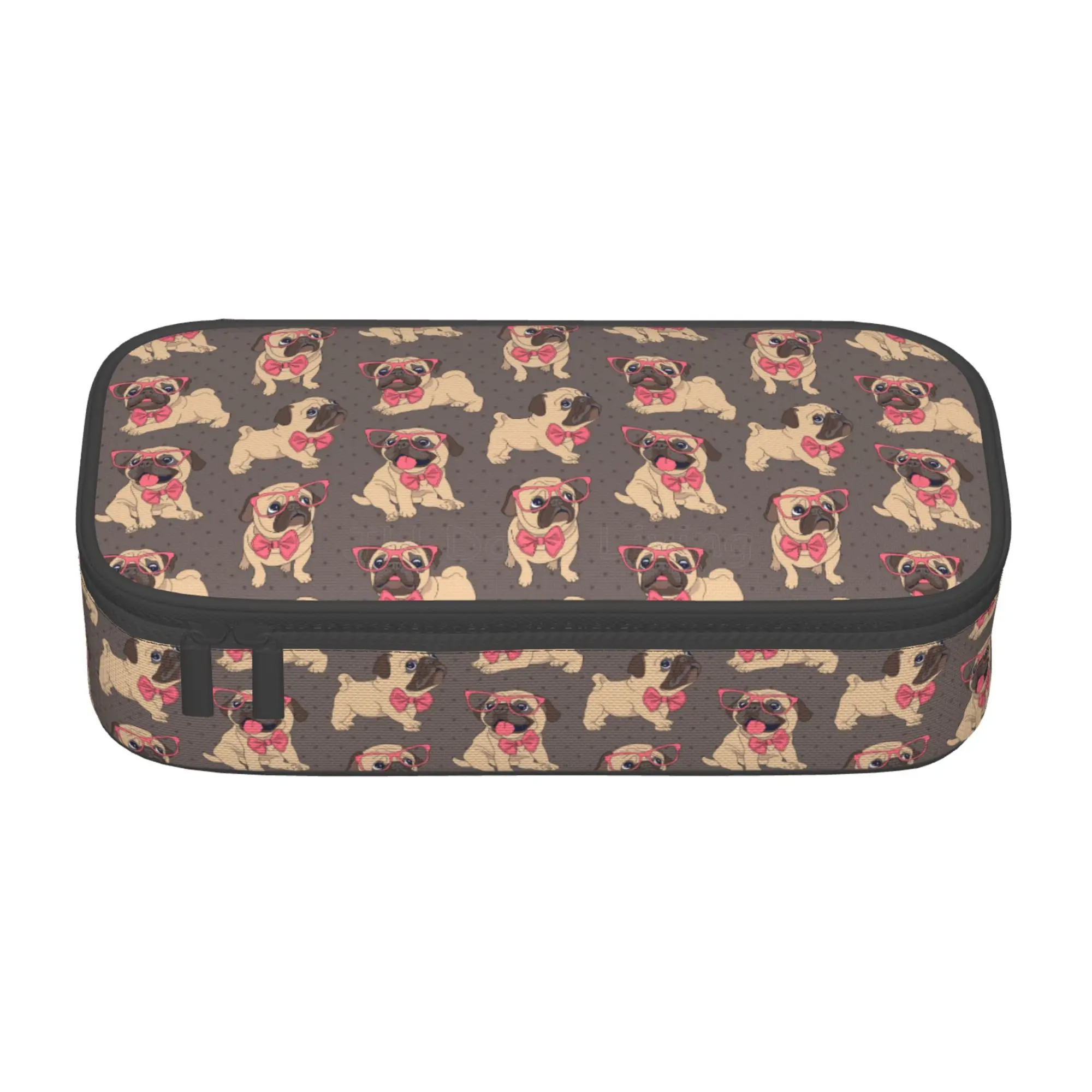 

Милый карандаш с рисунком в виде щенка и сердца, большой емкости, прочный пенал, сумка, ручка для школы, работы для мальчиков и девочек