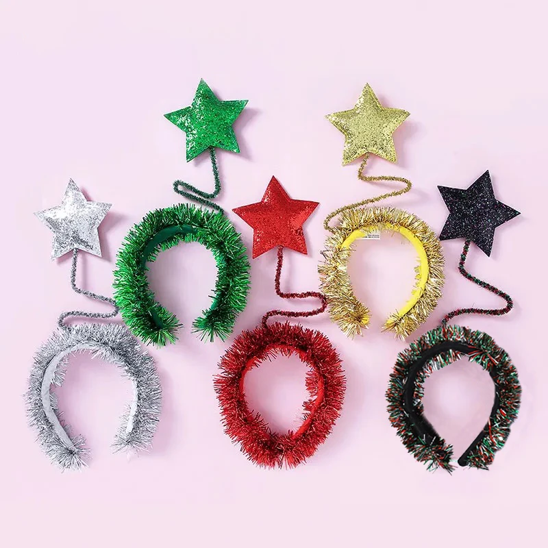 Diadema De Estrellas Iluminadas Con Diamantes De Imitación LED, Coronas