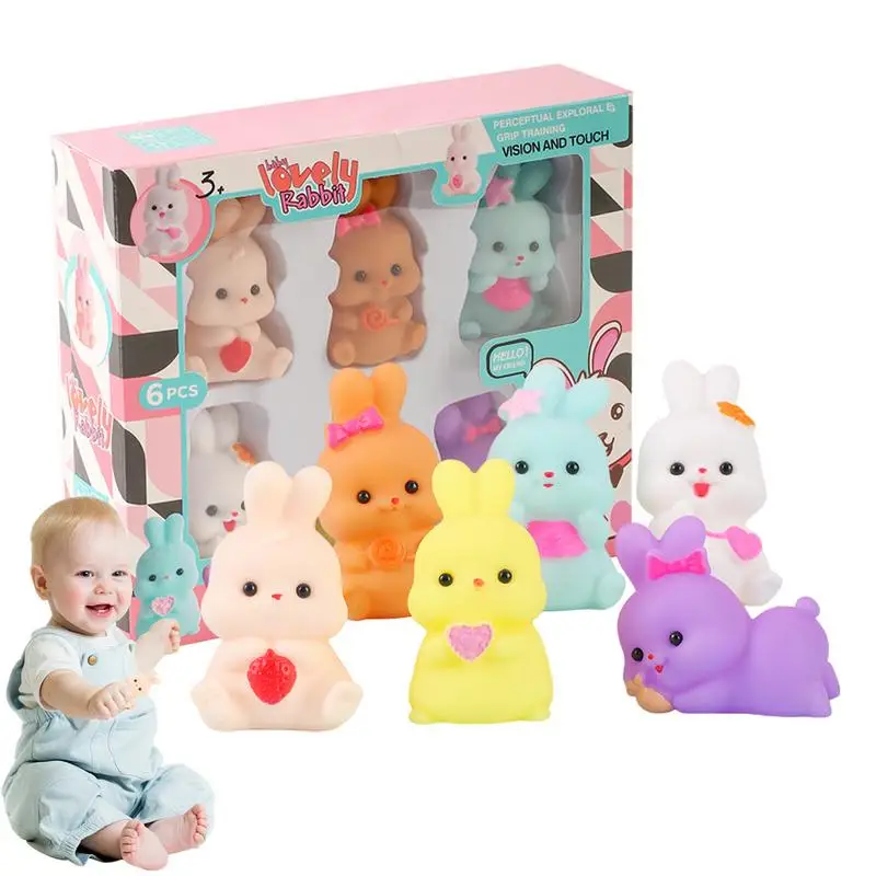 

Игрушки для ванны, 6 шт., Игрушки для ванны со звуком, милая игрушка для ванны, для дня рождения, для пляжного бассейна, детские товары