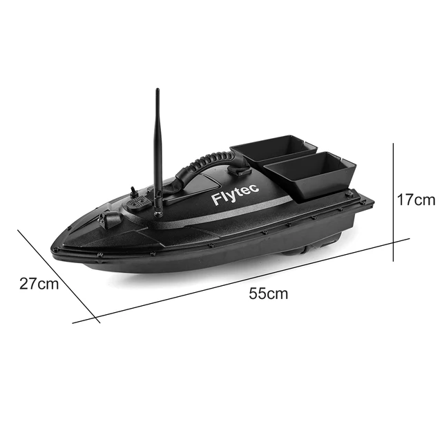Flytec RC Boat 2011-5 Fish Finder Fish Boat 1.5kg 500m Remote Control Fishing Bait Boat Ship Speedboat RC Toys 5.4km/h 6