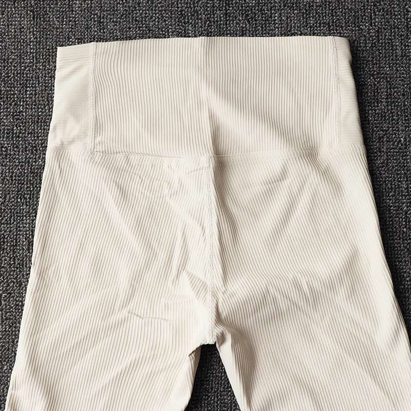 Ribbed Yoga Pants Seamless Sports Women Leggings High Waisted Fitness Training Push Up Leggings Women Gym Workout Yoga Tights