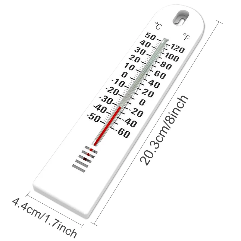 Wandthermometer Temperatuurlogger voor binnen en buiten Tuinhuis Garage Temperatuurregelaar voor in de tuin 6