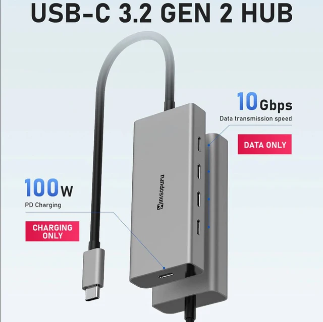 Minisopuru 허브 USB C 허브: 다양한 기기 연결의 필수 아이템