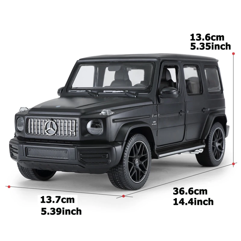 RASTAR 1/14 Mercedes AMG G63 RC Car Model SUV 4.8V 600mAh Battery LED Lights Open The Doors Free wheels Toy Gift For Adults 2