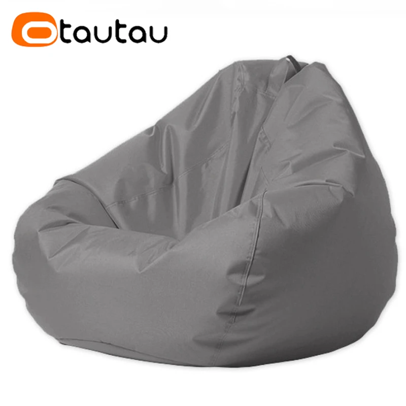 OTAUTAU Outdoor Waterproof Bean Bag Cover No Filler Garden Beach Camping Swimming Pool Floating Beanbag Pouf Chair Oxford DD022