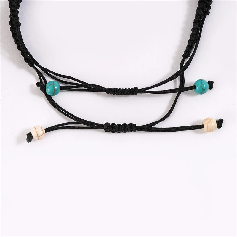 Böhmisches Armband Damen Mit Türkis-Schildkröte – Elastisch, Stapelbar, Perfekt Als Geschenk