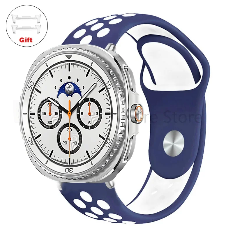 Adjustable Silicone Sport Strap for Smartwatch - Classic Watchband Accessory