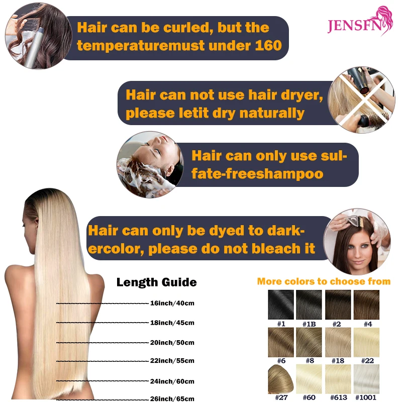 Tape In Extensions 100% Real Human Hair Remy Natural 16"-26" Inch 613 Color Straight Seamless PU Skin Weft Tape Ins for Salon