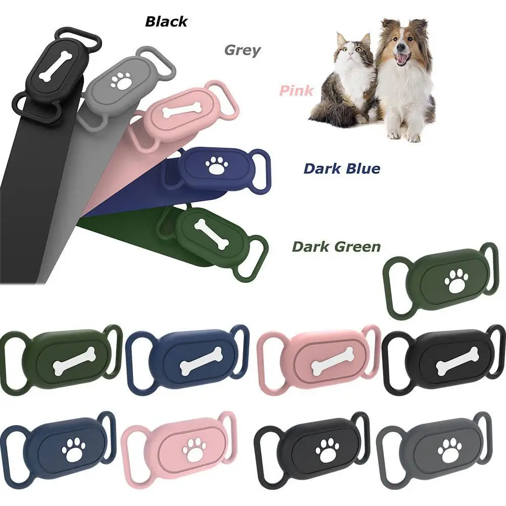 

Silicone Protective Case For Samsung Galaxy SmartTag2 Dog Cat Tracker Cover Waterproof Anti-Scratch Anti-Lost Device Cover