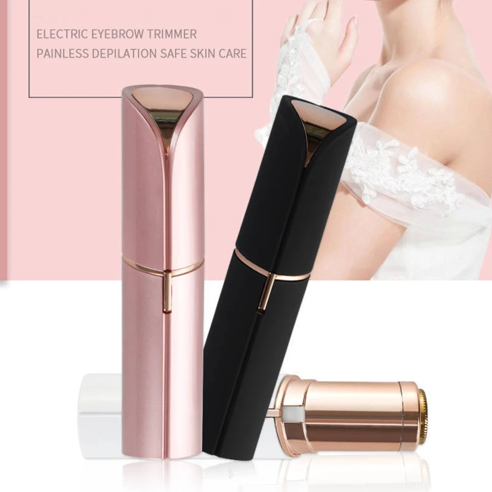 Eyebrow Trimmer Set Eyebrow Trimmer Eyebrow Razor Set Hair Shaver Eyebrow Razor Facial Hair Remover Eyebrow Scissors Hair Remover Eyebrow Trimmer Blade Face Shaver Portable Eyebrow Epilator Electric Mini Eyebrow Trimmer Women Lipstick Shape Shaver Body Facial Lipstick Hair Remover