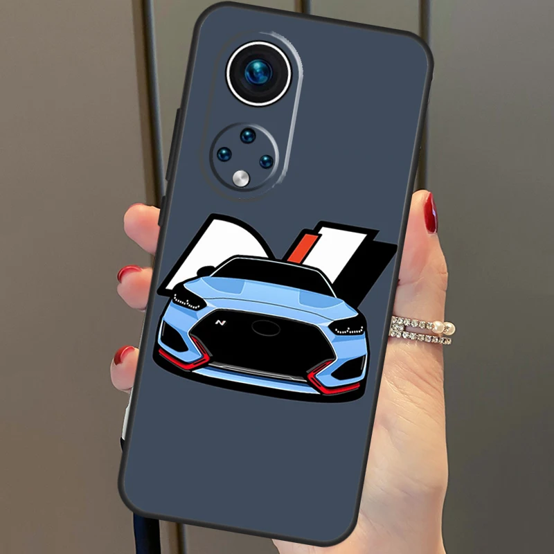 Sleek Blue Cars Design Case